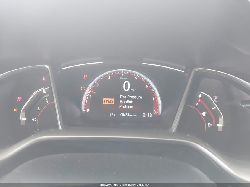 2021 HONDA CIVIC 2.0L I-4 DOHC, VVT, (VIN: 2HGFC2F82MH559286