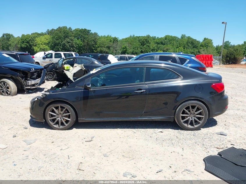 2015 KIA FORTE COUPE 1.6L I-4 DI, DOHC, VVT, TURBO, 201HP