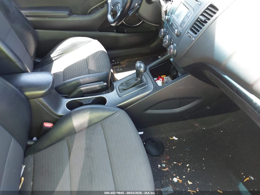 2015 KIA FORTE COUPE 1.6L I-4 DI, DOHC, VVT, TURBO, 201HP