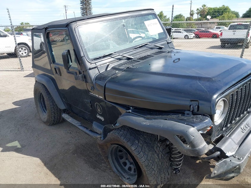 1997 Jeep Wrangler Se VIN: 1J4FY29P3VP522242 Lot: 45279946