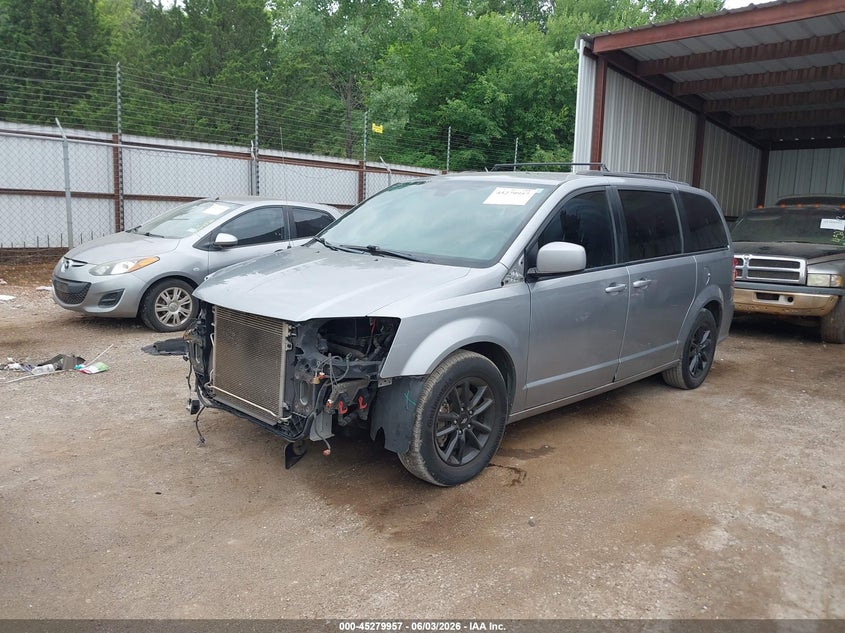 Vin: 2c4rdgeg5kr709459, lot: 45777781, dodge grand caravan gt 20192