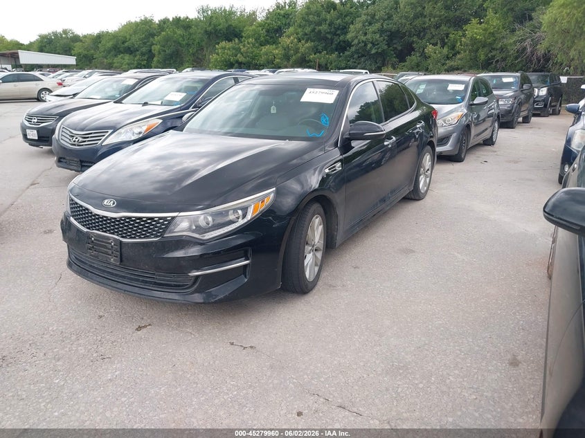 Vin: 5xxgu4l33gg044423, lot: 45777784, kia optima ex 20162