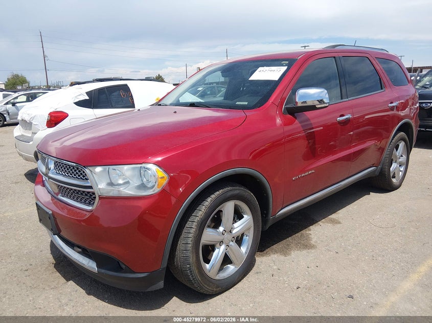 Vin: 1d4se5gt7bc695752, lot: 45777796, dodge durango citadel 20112
