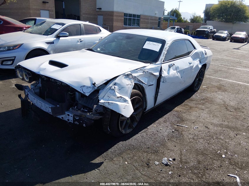 Vin: 2c3cdzbt0kh605376, lot: 45777803, dodge challenger r/t 20192