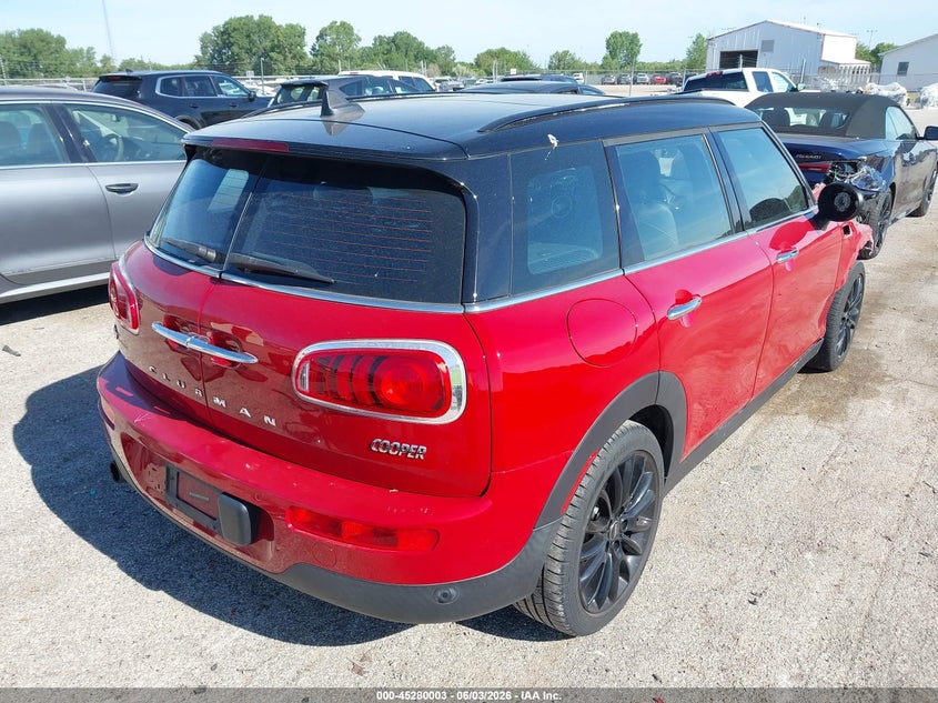 Vin: wmwln5c5xg2b35102, lot: 45777827, mini clubman cooper 20164