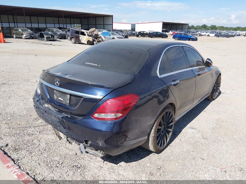Vin: 55swf4jb3fu082914, lot: 45777878, mercedes-benz c 300 20154