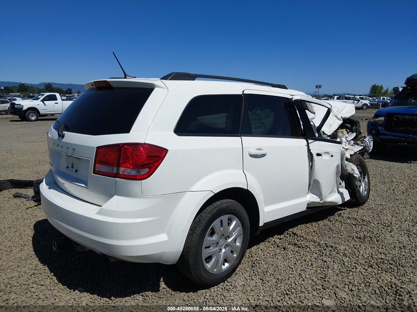 Vin: 3c4pdcabxft736590, lot: 45777909, dodge journey se 20154