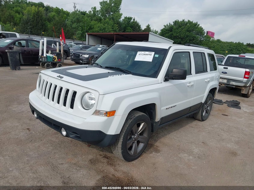 Vin: 1c4njpba7gd604052, lot: 45777915, jeep patriot sport se 20162