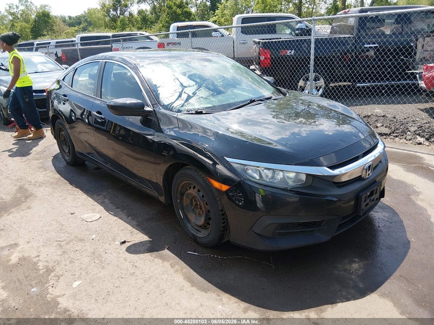 Vin: 19xfc2f56ge091437, lot: 45777927, honda civic lx 2016 img_1