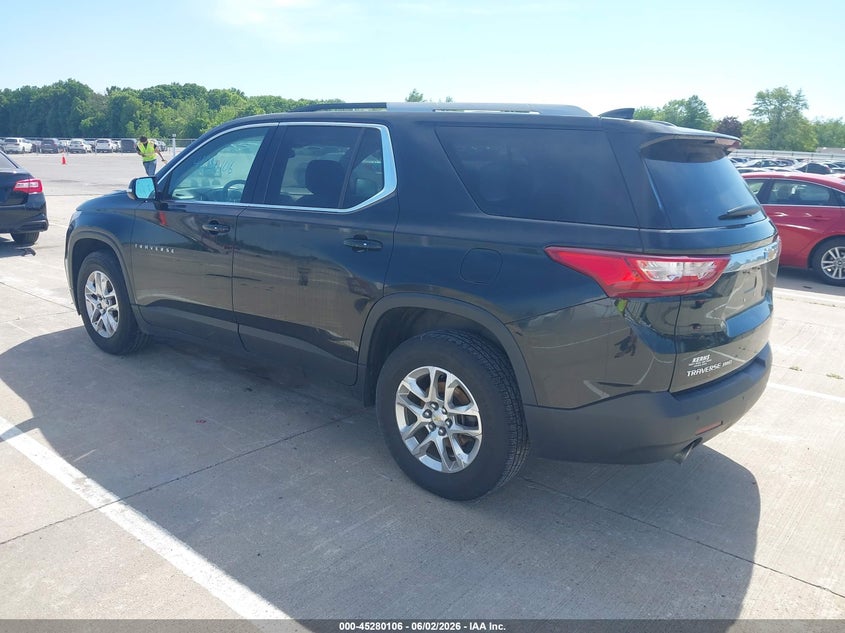 Vin: 1gnevgkw7jj163524, lot: 45777930, chevrolet traverse 1lt 20183
