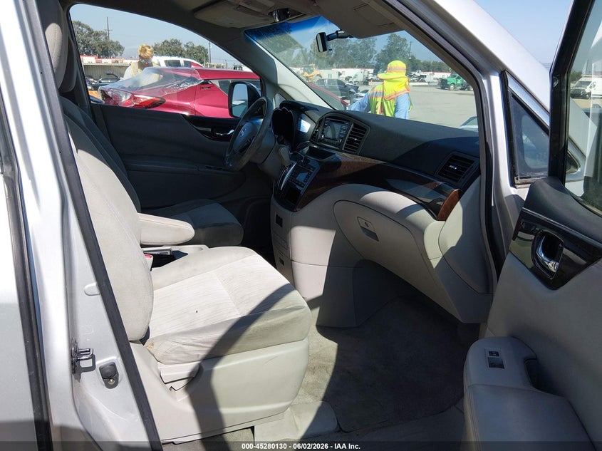 2013 NISSAN QUEST VAN 3.5L V-6 DOHC, VVT, 260HP