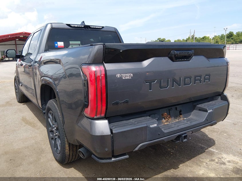 Vin: 5tfnc5ecxpx003955, lot: 45777963, toyota tundra hybrid platinum 20233