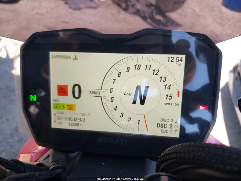 2022 DUCATI STREETFIGHTER auction photo 7