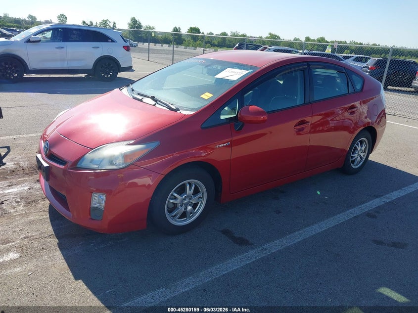 Vin: jtdkn3du3a1102865, lot: 45777983, toyota prius iv 20102