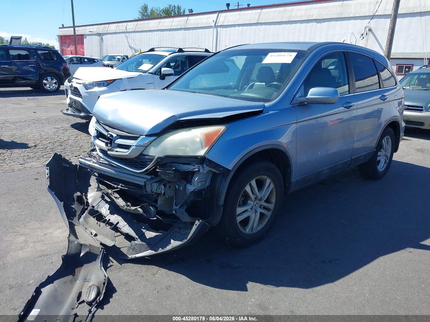 Vin: 5j6re4h77al019480, lot: 45778003, honda cr-v ex-l 20102