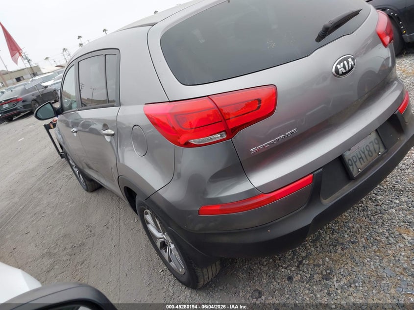 Vin: kndpb3ac6f7686113, lot: 45778018, kia sportage lx 20153