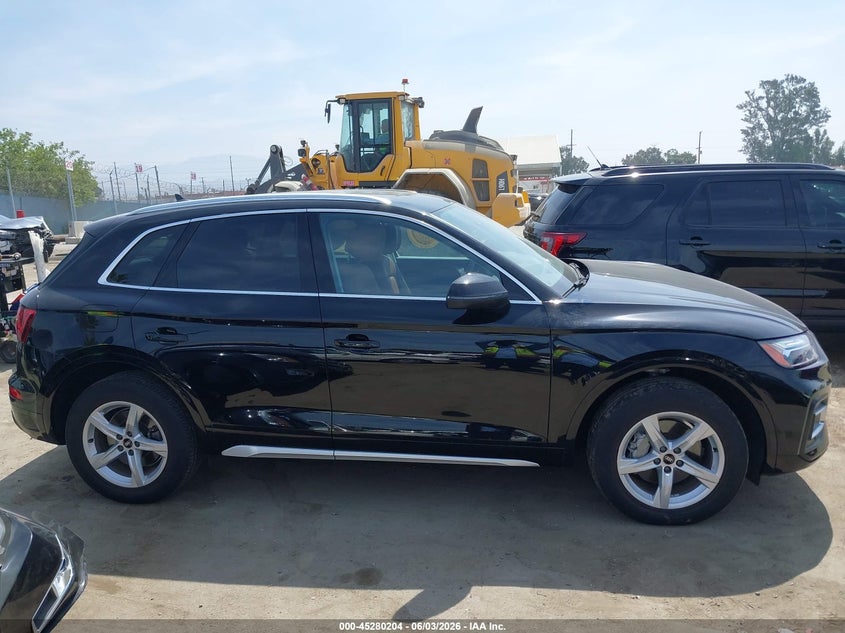 2022 Audi Q5 Premium 40 Tfsi Quattro S Tronic VIN: WA1ABAFYXN2110061 Lot: 45280204