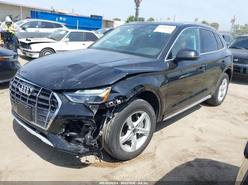 Vin: wa1abafyxn2110061, lot: 45778028, audi q5 premium 40 tfsi quattro s tronic 20222