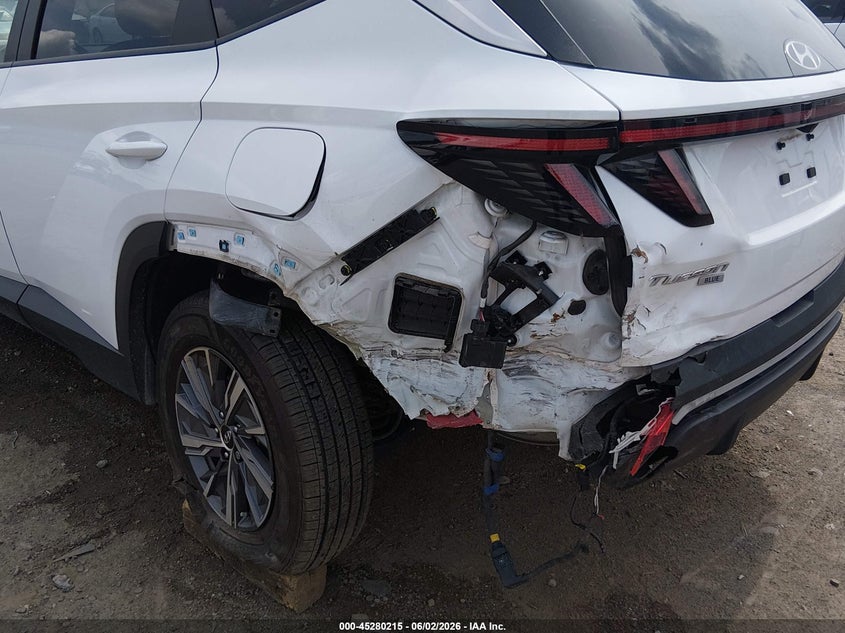 2022 Hyundai Tucson Hybrid Blue VIN: KM8JBCA15NU082777 Lot: 45280215