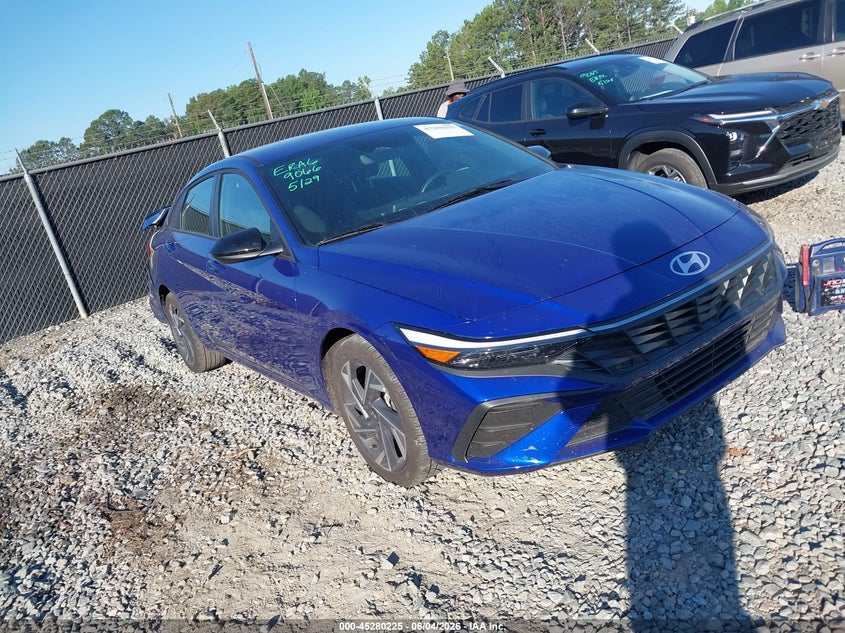 Vin: kmhlm4dj8su167645, lot: 45778049, hyundai elantra hybrid sel sport 2025 img_1