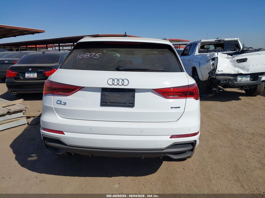 2025 Audi Q3 Premium 45 Tfsi S Line Quattro Tiptronic VIN: WA1DECF34S1060327 Lot: 45280258