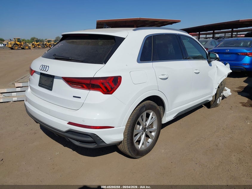 Vin: wa1decf34s1060327, lot: 45778081, audi q3 premium 45 tfsi s line quattro tiptronic 20254