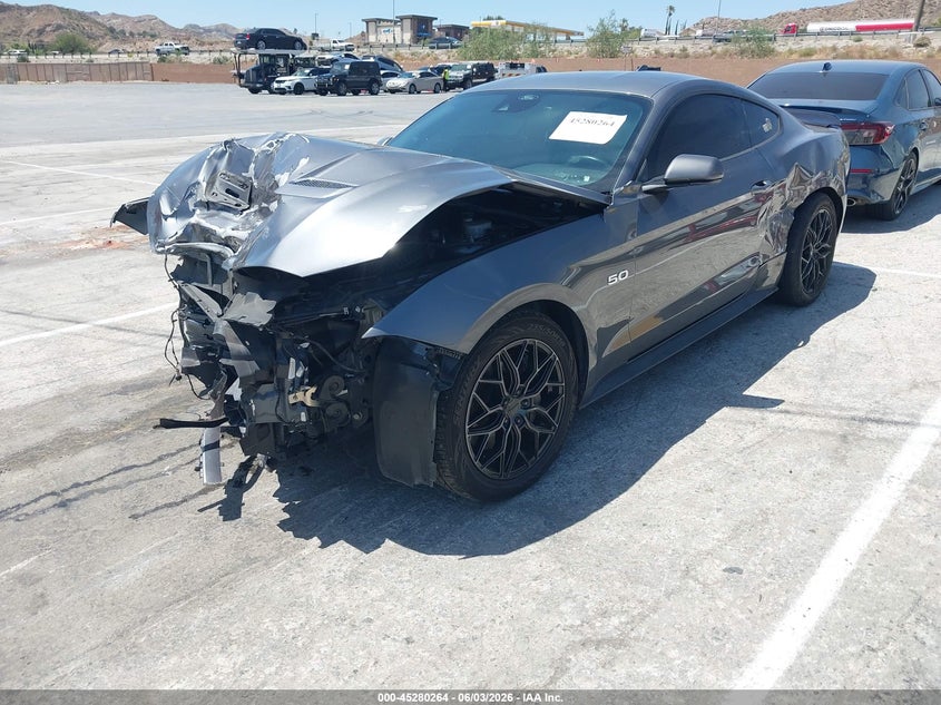 Vin: 1fa6p8cf7n5108071, lot: 45778087, ford mustang gt fastback 20222