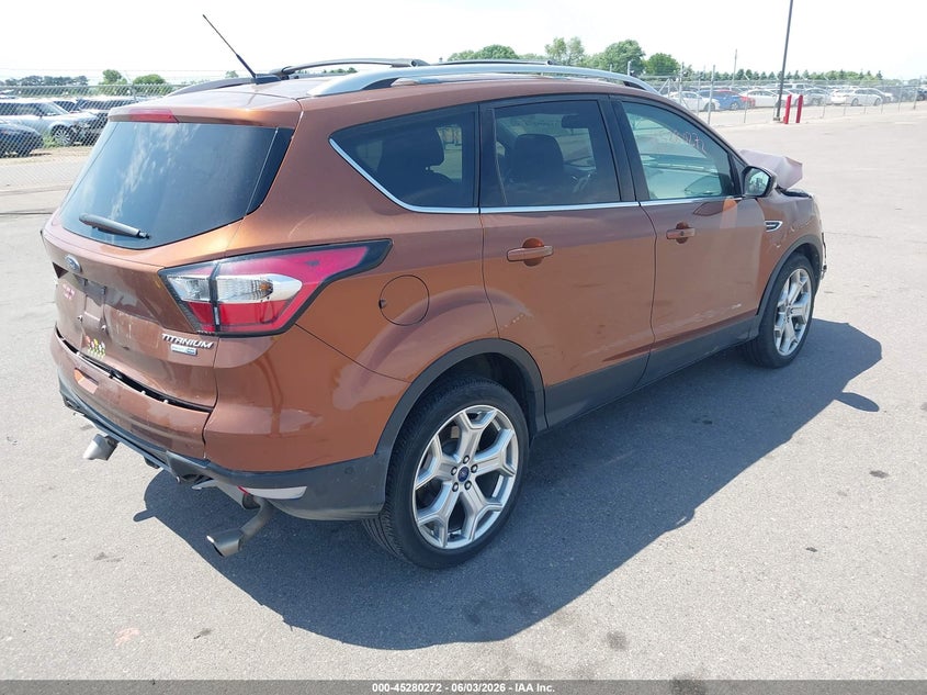 Vin: 1fmcu9j97hue23841, lot: 45778096, ford escape titanium 20174