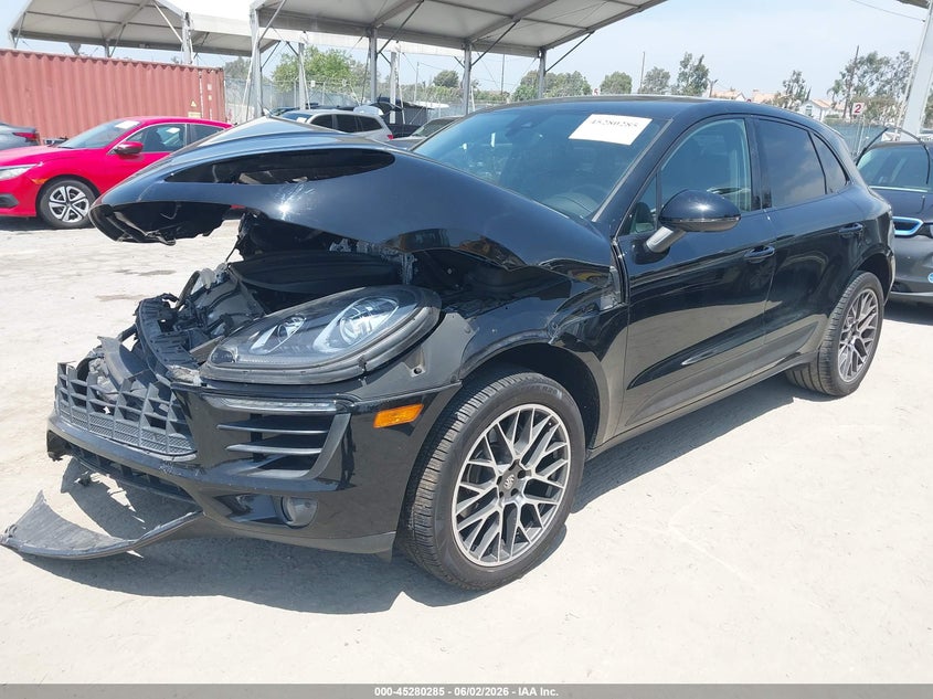 Vin: wp1aa2a54jlb01340, lot: 45778109, porsche macan 20182