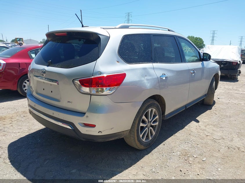 Vin: 5n1ar2mn3gc633754, lot: 45778121, nissan pathfinder platinum/s/sl/sv 20164