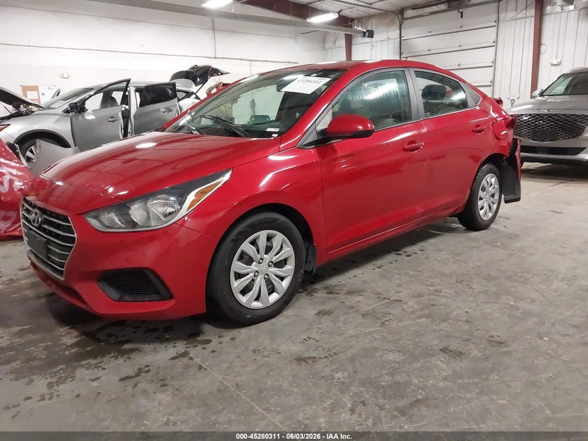 Vin: 3kpc24a67ne171912, lot: 45778135, hyundai accent se 20222
