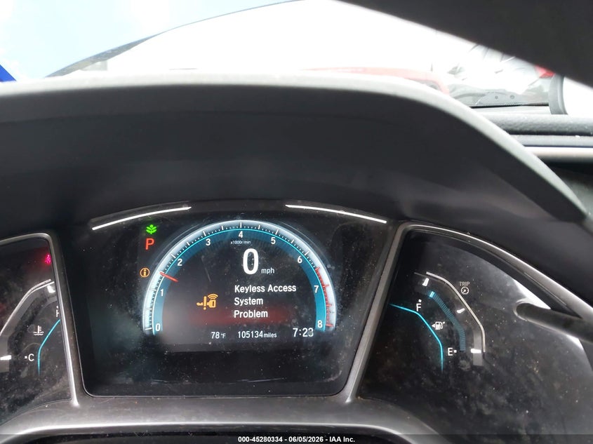2017 HONDA CIVIC auction photo 7