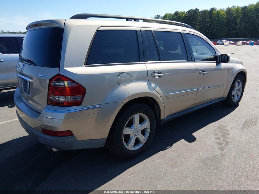 2007 Mercedes-Benz Gl 450 4Matic VIN: 4JGBF71E77A254945 Lot: 45280345