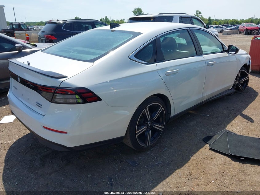 Vin: 1hgcy2f52sa048425, lot: 45778178, honda accord hybrid sport 20254