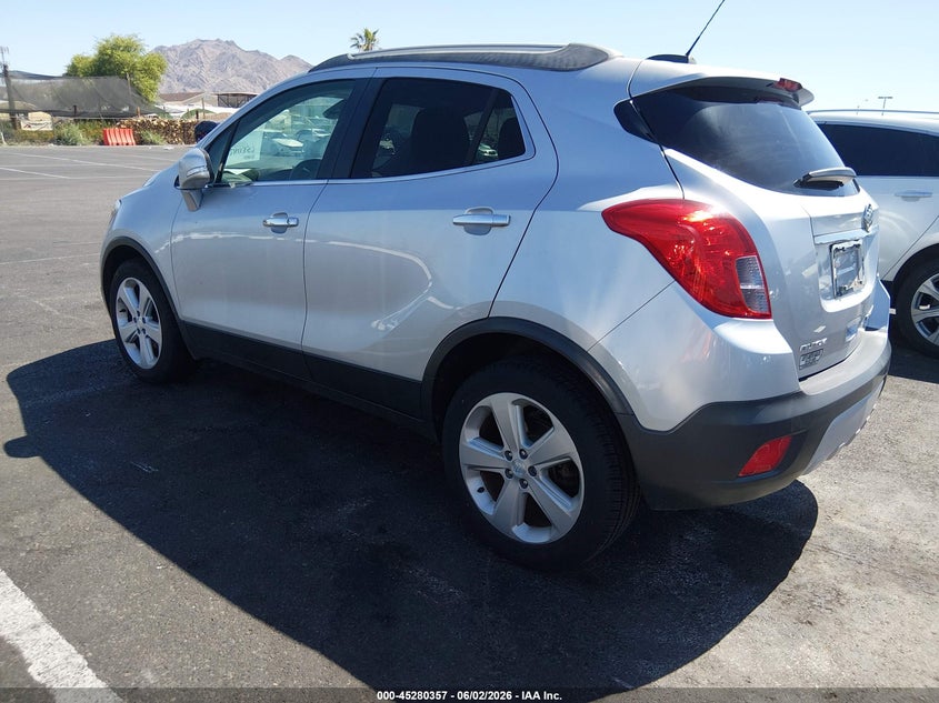 Vin: kl4cjcsbxfb266546, lot: 45778181, buick encore leather 20153
