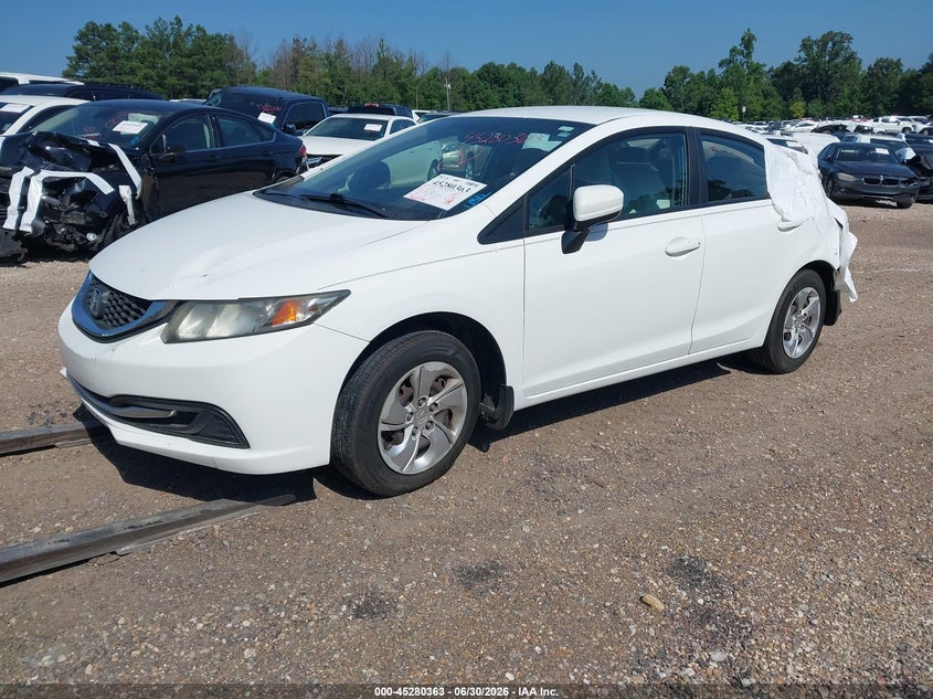 2014 Honda Civic Lx 19XFB2F53EE064616 photo 1