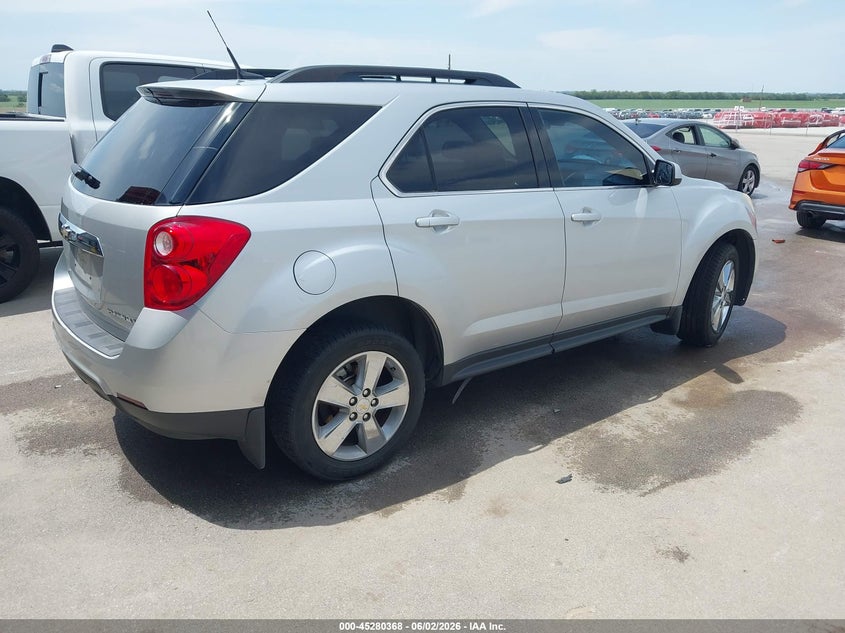 2012 Chevrolet Equinox 2.4 2Lt silver Lot 111045280368 Vin 2GNFLNEK0C6244663