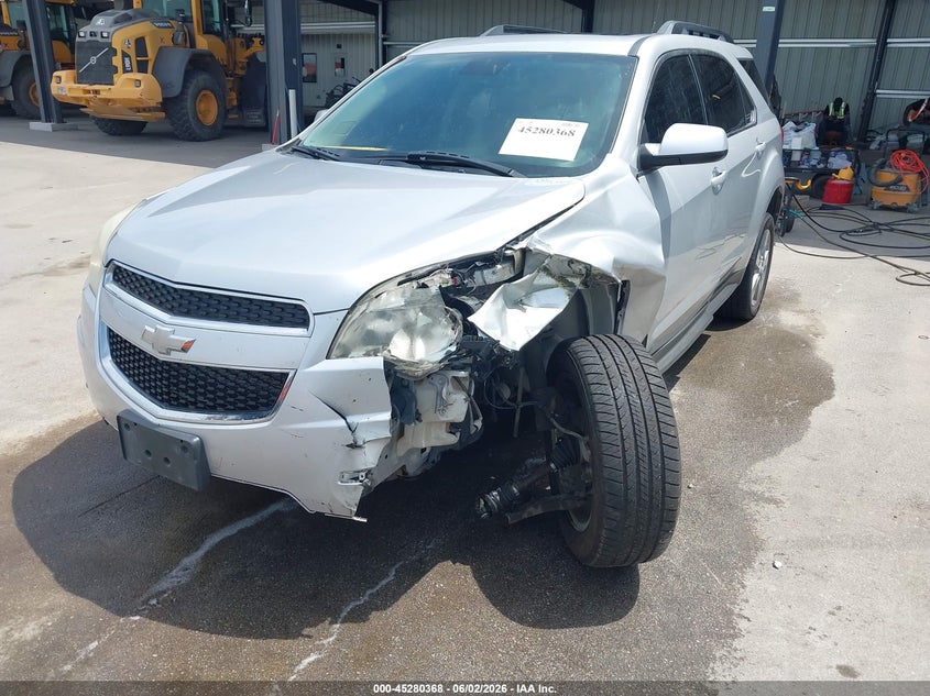 2012 Chevrolet Equinox 2.4 2Lt silver Lot 111045280368 Vin 2GNFLNEK0C6244663