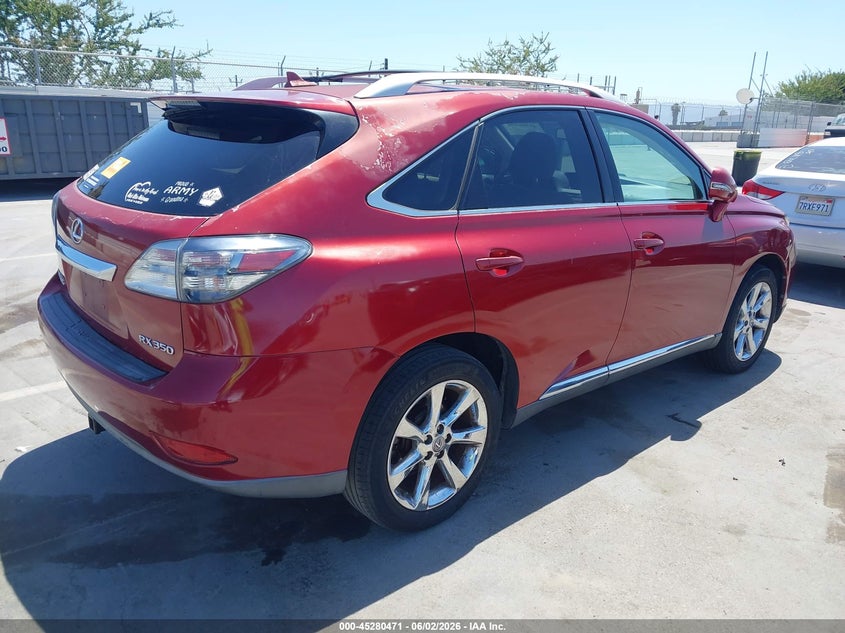 Vin: 2t2zk1ba7ac039829, lot: 45778295, lexus rx 350 20104