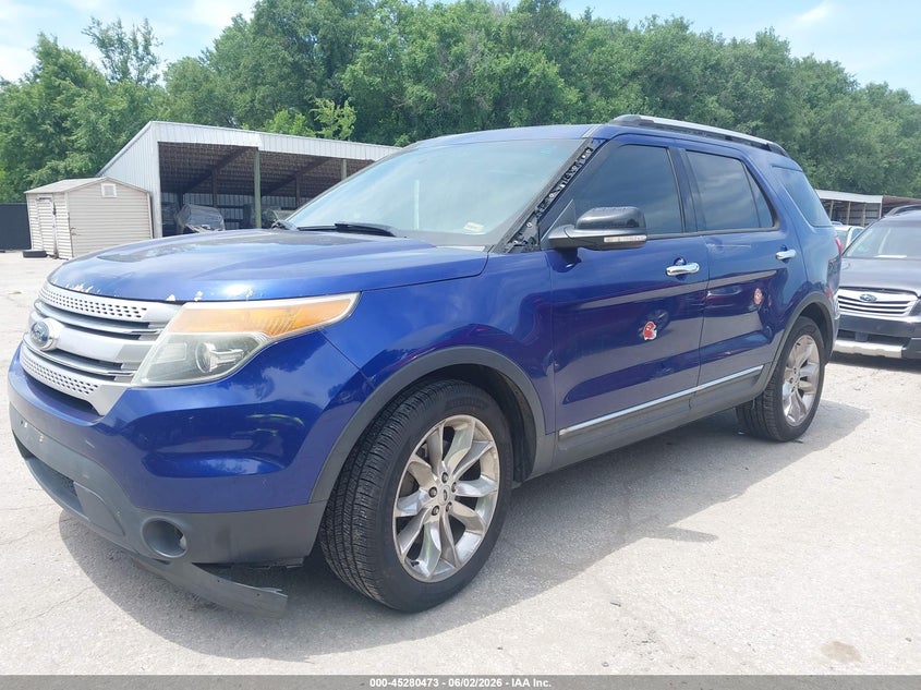 Vin: 1fm5k7d80dgb31818, lot: 45778297, ford explorer xlt 20132