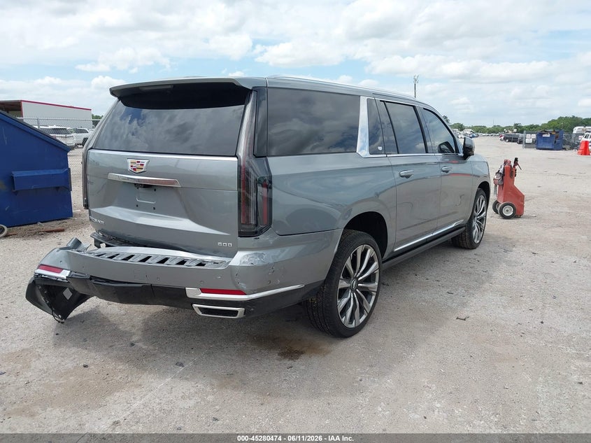 Vin: 1gys9lkl1tr168148, lot: 45778298, cadillac escalade esv luxury 20264
