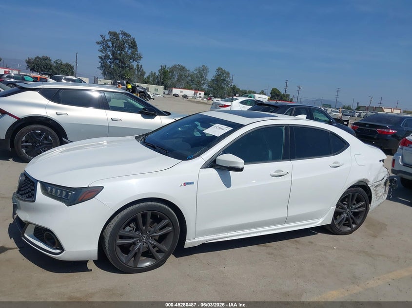 2018 Acura Tlx Tech A-Spec Pkgs VIN: 19UUB2F62JA013414 Lot: 45280487