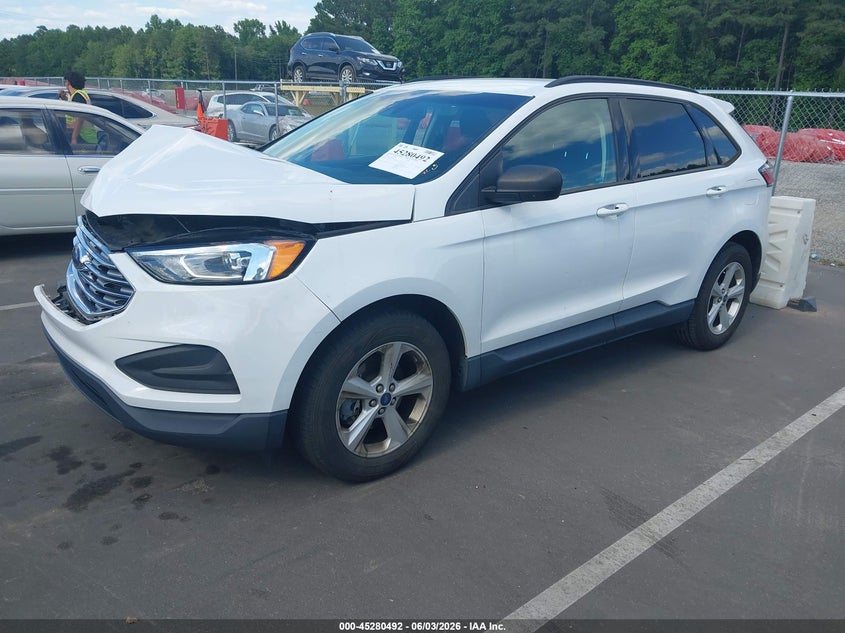 Vin: 2fmpk3g93lba47178, lot: 45778316, ford edge se 20202