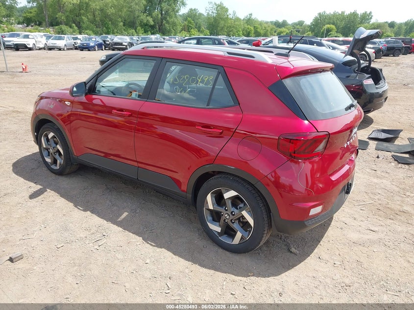 Vin: kmhrc8a36su409214, lot: 45778317, hyundai venue sel 20253