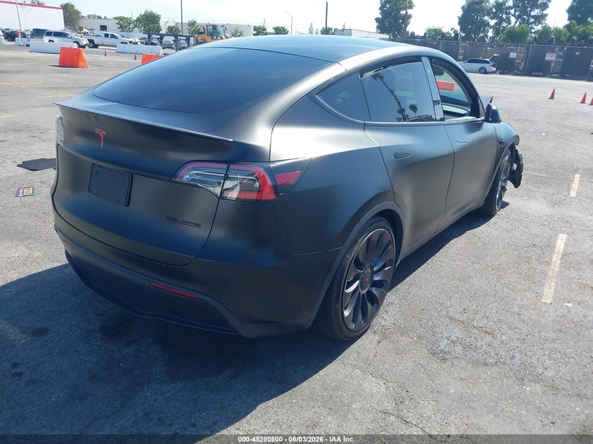 Vin: 5yjygdef8lf038438, lot: 45778324, tesla model y long range dual motor all-wheel drive/performance dual motor all-wheel drive 20204