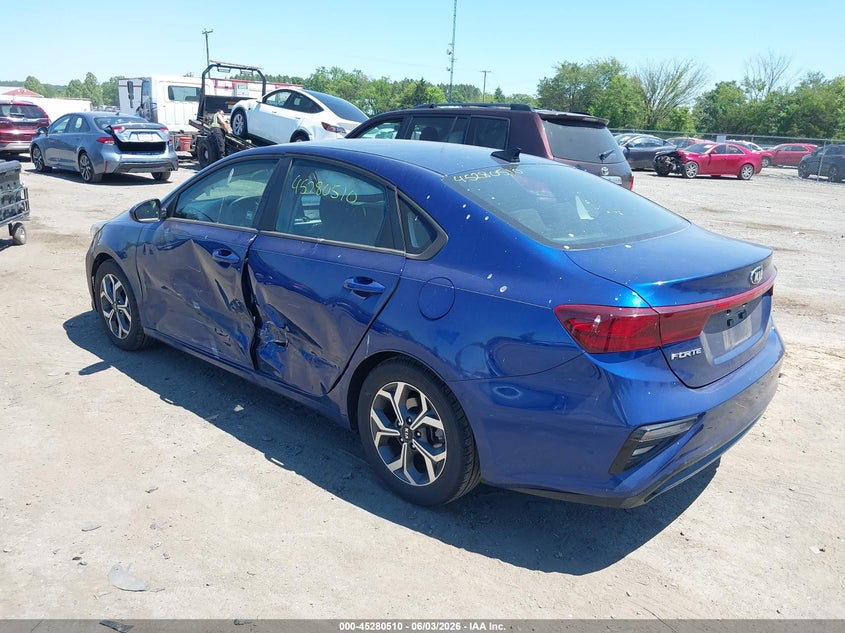 Vin: 3kpf24ad3ke128837, lot: 45778334, kia forte lxs 20193
