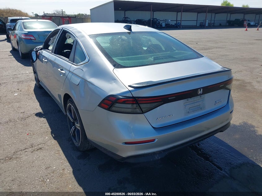Vin: 1hgcy2f55pa009402, lot: 45778350, honda accord hybrid sport 20233