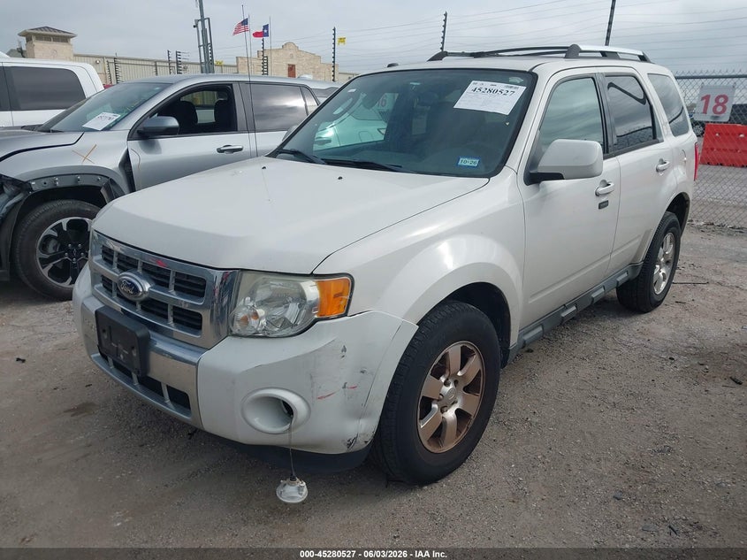 Vin: 1fmcu0e77ckc63811, lot: 45778351, ford escape limited 20122