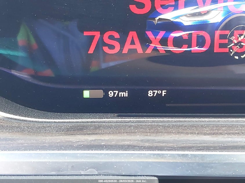 2023 Tesla Model X Dual Motor All-Wheel Drive/Standard Range VIN: 7SAXCDE59PF386840 Lot: 45280538