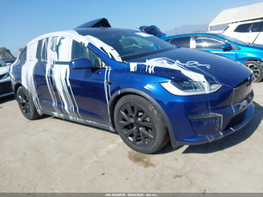 Vin: 7saxcde59pf386840, lot: 45778362, tesla model x dual motor all-wheel drive/standard range 2023 img_1